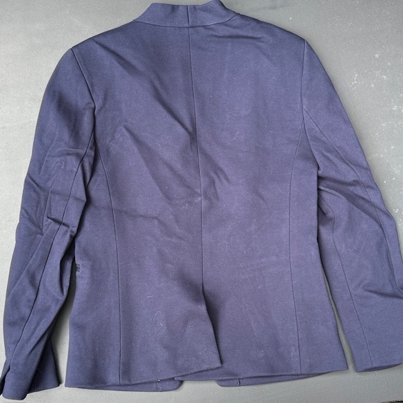 J Crew 365 Going Out Navy Stretch Twill Blazer Slim Fit Jacket Size 4 - Picture 5 of 6